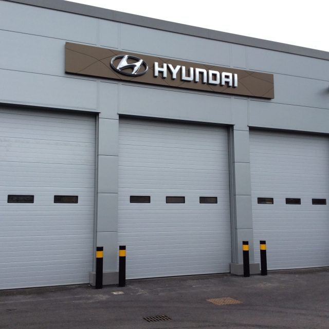 Multiple Sectional Overhead Doors for Hyundai Garage